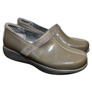 Grey's Anatomy Clogs Gray Brown Classic Suede Work Hospital Walking Comfort 10